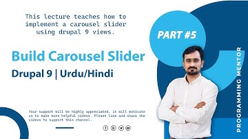 Part 5 - Create Complete Custom Website in Drupal 9 - Urdu, Hindi