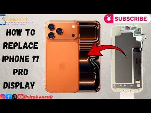 iPhone 17 Pro - How To Replace iPhone 17 Pro Display | Screen Is Broken