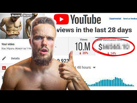 Сколько YouTube Заплатил Мне за 10,000,000 Просмотров На Моем Видео