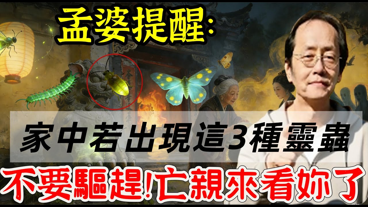 孟婆提醒：家中出現「這3種靈蟲」，可別驅趕！這是“亡親”跨越陰陽，來探望妳了！#佛陀#佛學#佛教#禪修#佛法智慧#佛教故事#佛教文化#禅语#佛音#孟婆
