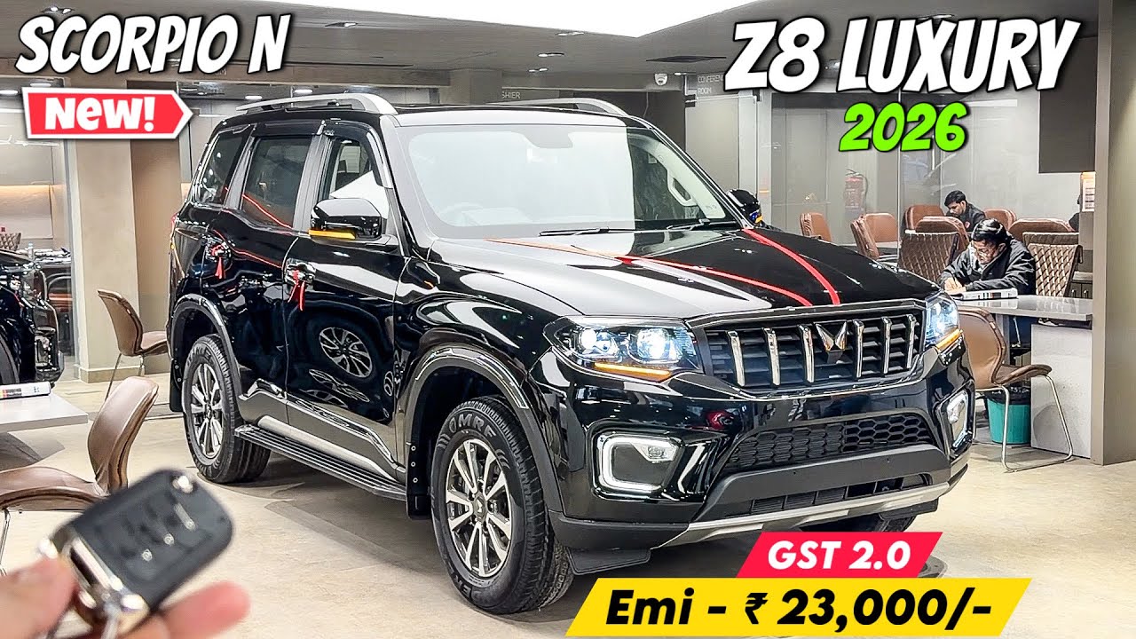 Mahindra Scorpio N Z8 Luxury 2026 ❤️ | GST 2.0 में ₹ 1,45,000/- की महाबचत ✅ | Scorpio N 2026 Review