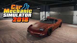 Chevrolet Corvette Z06 C5 Restoration - Car Mechanic Simulator 2018 screenshot 2