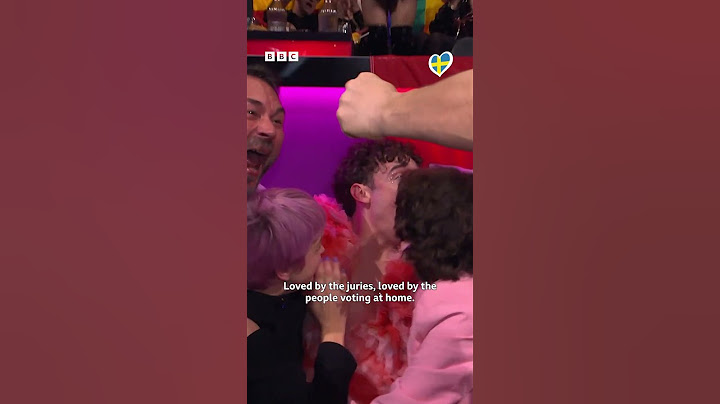 The moment Nemo broke the code and won #Eurovision2024! 🏆 - BBC