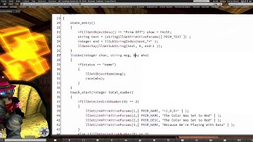 Learn Linden Scripting Language (LSL) #71 - Data Storage Pt 3