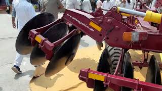 34 DISC FULLY HYDRAULIC HARROW OF 17X17 DISC FRONT ND BACK SARBAN AGRO PRICE 4.5 LAC