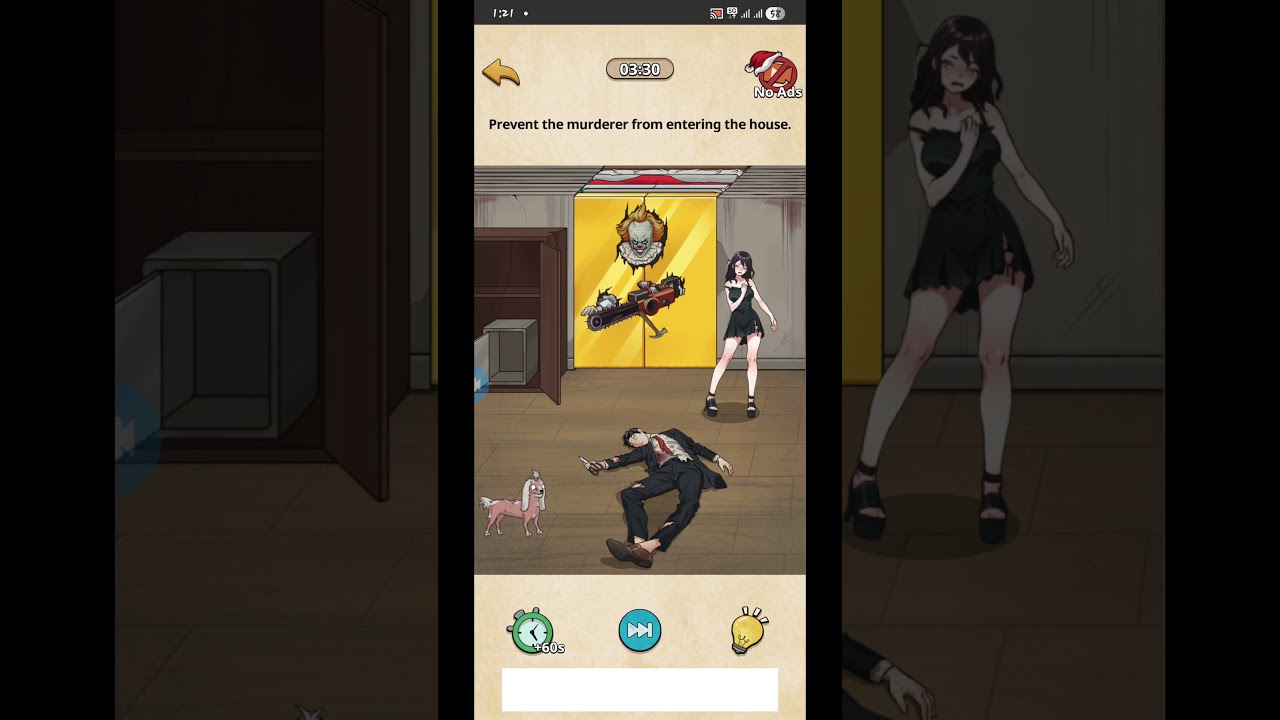 protect the girl from evil monster it horror gaming #horror #it #gaming #madness