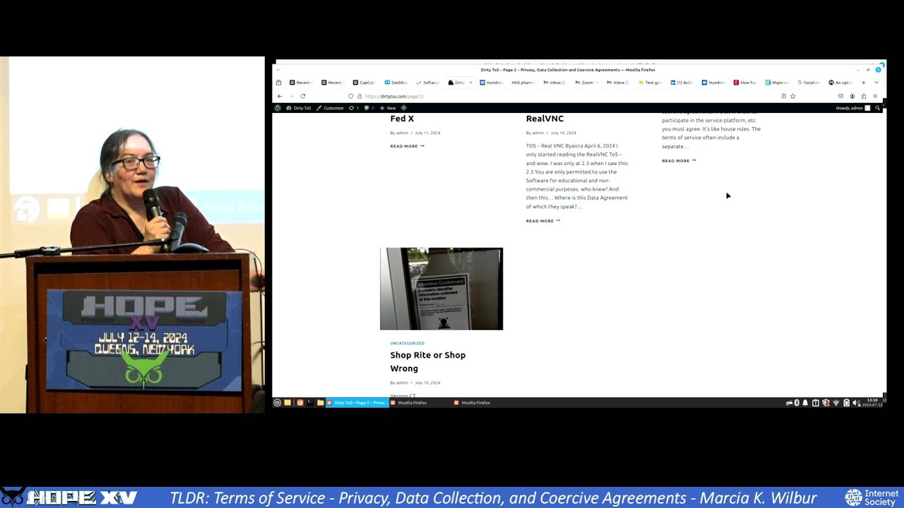 TLDR: Terms of Service - Privacy, Data Collection, and Coercive Agreements
