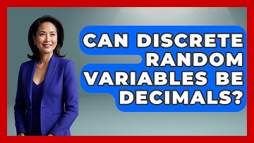 Can Discrete Random Variables Be Decimals? - The Friendly Statistician