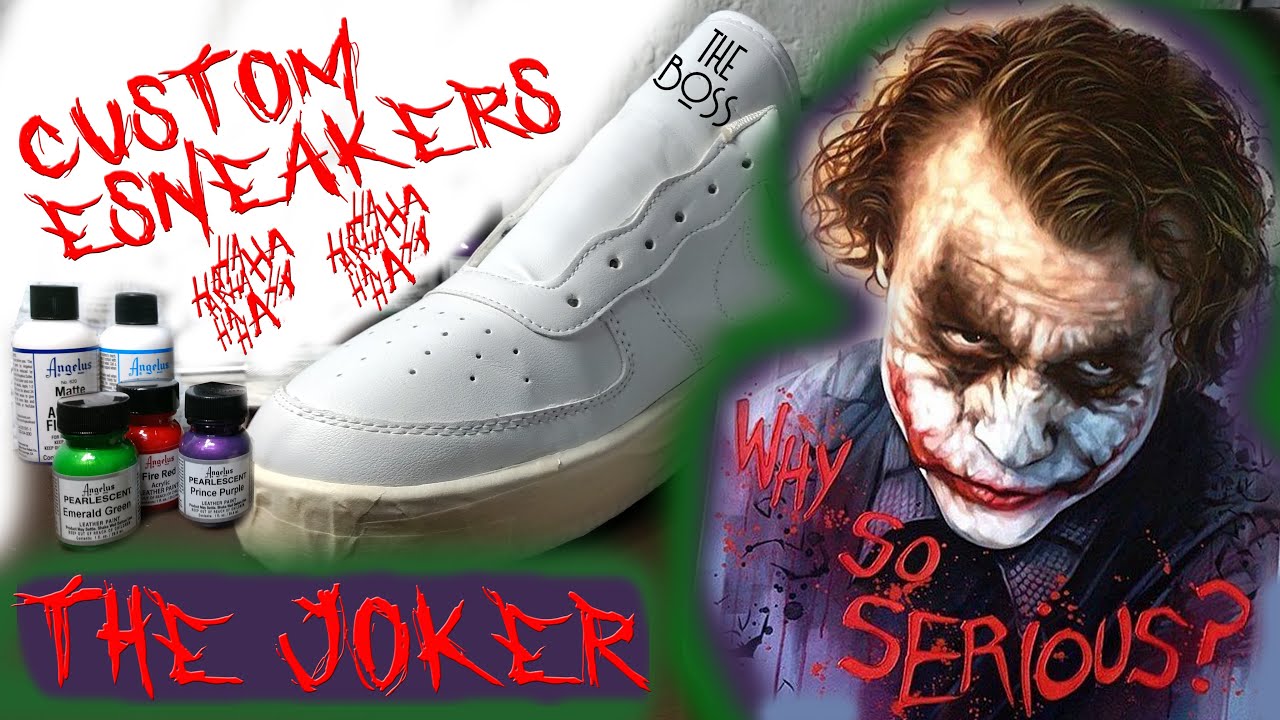 CUSTOM JORDAN 3 JOKER!!(CUSTOM SHOES) Timelapse 