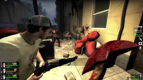 Left 4 Dead 2 Random Custom Map #8 - Finally, someone join!