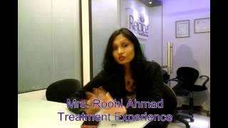 Mrs. Roohi Amhad - Review About Rejoice Wellness