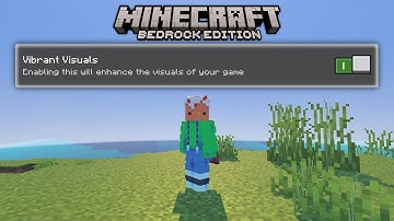 How to Get VIBRANT VISUALS in Minecraft Bedrock (Mobile) | Easy Tutorial