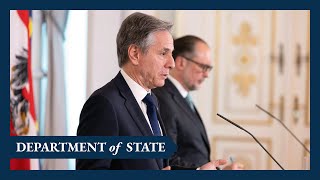 Secretary Blinken holds a joint press availability with Austrian Foreign Minister Schallenberg