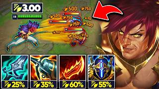Sett but I attack so fast it looks like I'm using hacks (3.00 ATTACK SPEED IS HILARIOUS)
