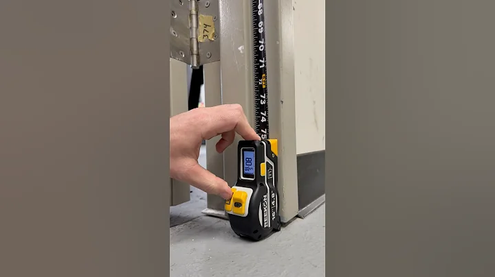 Door, window, and opening dimensions made easy and fast with the T1M Utility Digital Tape Measure