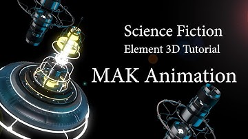 Scifi Element 3d Tutorial I Science Fiction Animation #Videocopilot #Element3d #Aftereffects I free