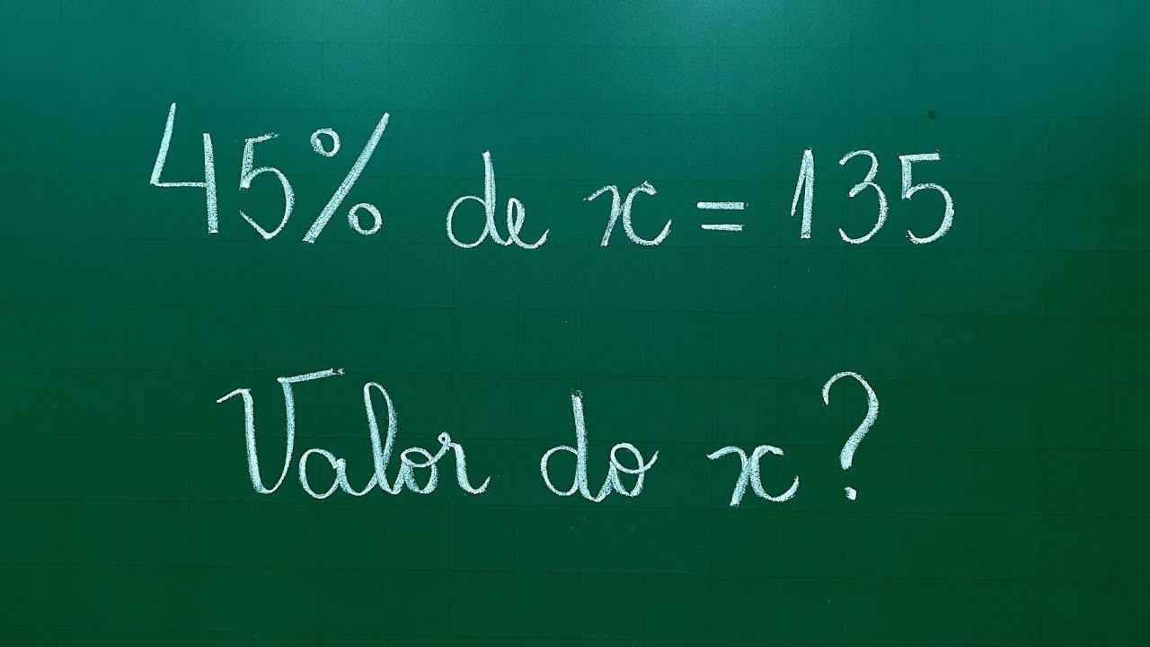 Matemática – Porcentagem – Estudando com a Professora Carla