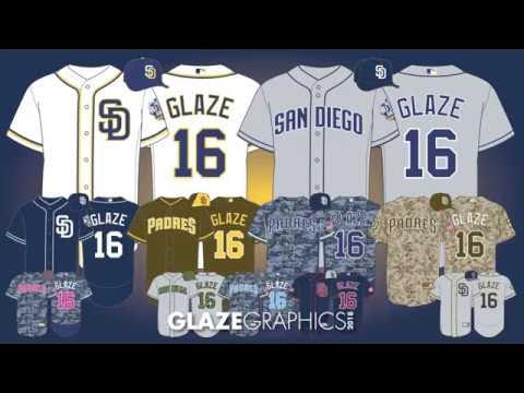 A Brief History of All Padres Jerseys 