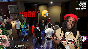 Somebody Started Playing "BDK" In Front Of CHIEF KEEF And This Is How He Reacted... 🤦‍♂️😂 GTA 5 RP