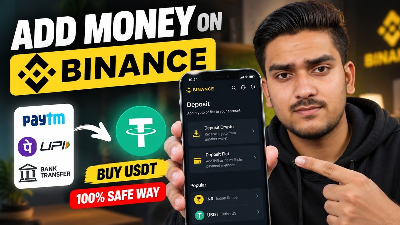How to Deposit Money in Binance India | 100% Safe & Easy (2025) | Step ...