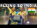 Flying my mom to india for the first time 