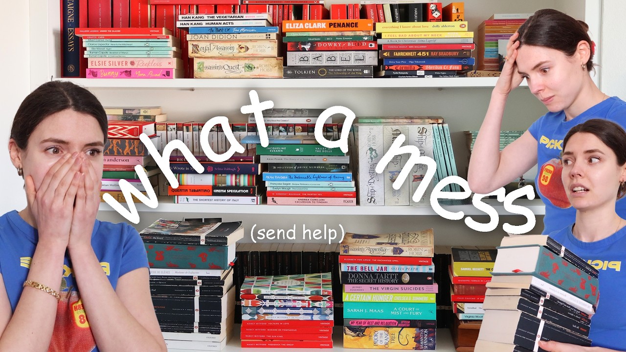 Переставляю книги на полках уже 47 минут, как будто у меня нет проблем (…экскурсия по книжным пол...