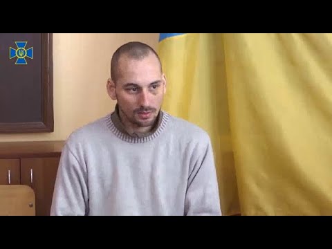 Captured Russian soldier says, 'Echelons in the back, they kill deserters...' My voice over