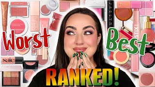 RANKING EVERY BLUSH I TRIED IN 2023 FROM WORST TO BEST! | 29  NEW BLUSHES