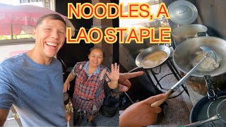 Auntie Takes Me to Her FAV Noodle Shop LAOS🇱🇦