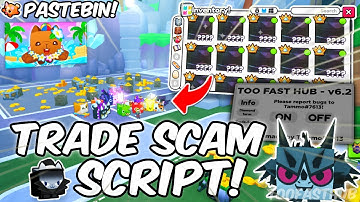 TRADE SCAM SCRIPT 🔥 PET SIMULATOR 99