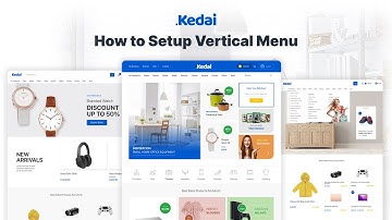 How to Setup Vertical Menu ┇ Kedai ┇ Electronics Store WooCommerce Theme.
