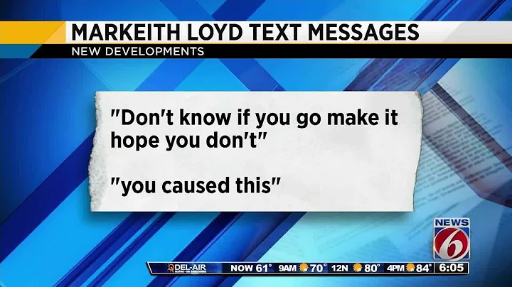 Markeith Loyd text message to Sade Dixon: I hope y...