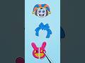 The Amazing Digital Circus Amazing Paper Puzzle Putting Game #amazingdigitalcircus #shorts