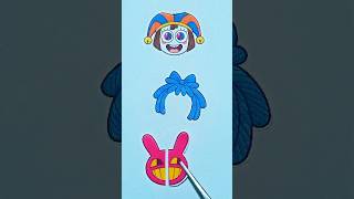 The Amazing Digital Circus Amazing Paper Puzzle Putting Game #amazingdigitalcircus #shorts