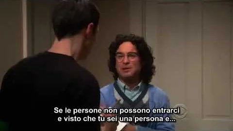 Sheldon - Leonard's first encounter (sub ita)