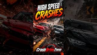 High Speed Crashes in BeamNG.drive! 😱🔥 #automobile #crashdrive #beamngdrive