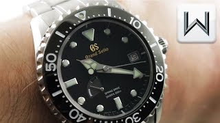 Grand Seiko Spring Drive Diver Titanium SBGA231 Luxury Watch Review -  YouTube