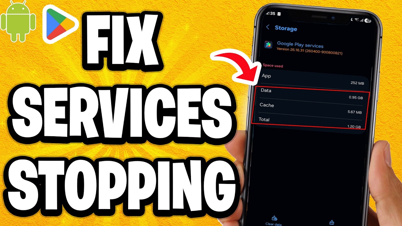 How to Fix Google Play Services Keeps Stopping (Best Tutorial) - YouTube