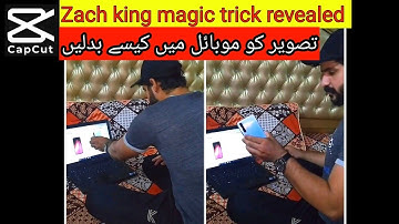 Zach king magic trick reveal, video editing capcut tutorial,zach king Editing
