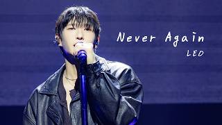 [4K]261003 TAKE 운 PLAY LEO 낮공 레오 정택운 Never again [가사/lyrics]