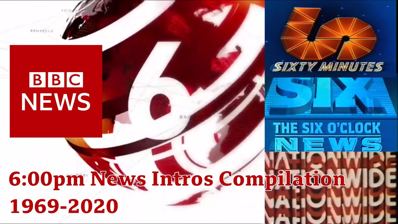 BBC 6 o'clock News Intros Compilation 1969-2020 - YouTube