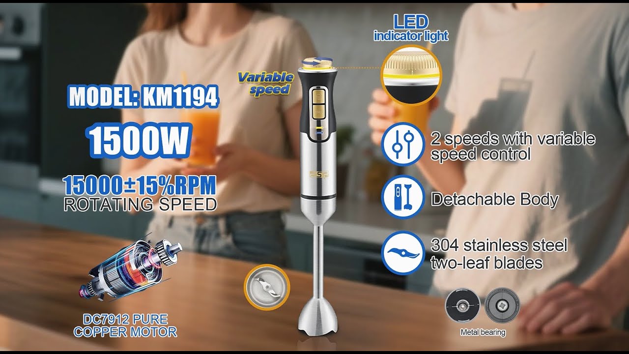 DSP Electric Hand Blender – Powerful Efficient Mixing
