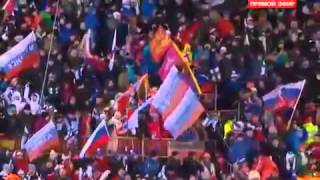 Биатлон Женщины Финиш Екатерины Юрловой / Biathlon Kontiolahti Women Finish Catherine Yurlova