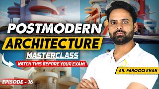 Postmodern Architecture for NATA & JEE B.Arch 🏛️ Episode - 16 | History of World Architecture