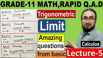 9.Grade-11 Limit & continuity || Trigonometric limit lecture-5 || NEB math || watch in 1080p
