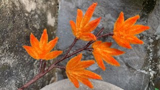 ABC TV | How To Make Japanese Maple With Pipe Cleaner - Craft Tutorial