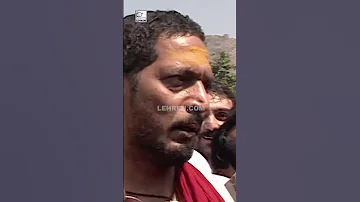 Nana Patekar scolds reporter on movie set 😳😮 #shorts #ytshorts #nanapatekar #retro #flashback