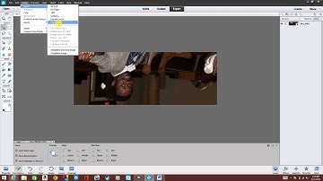 How to flip the image in Photoshop elements 12