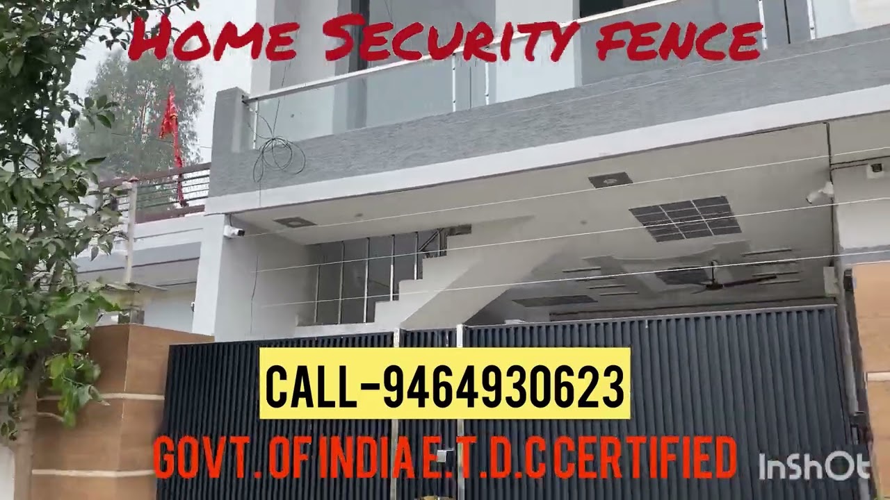 Home security fence 
