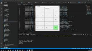 UIS Python Calculator using Tkinter and Sympy module